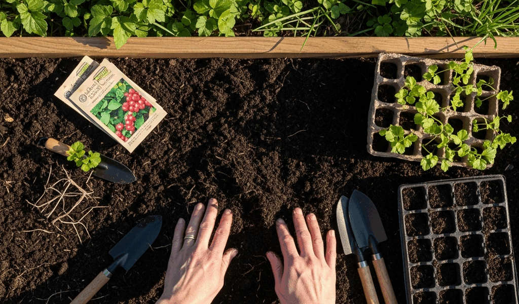 photorealistic overhead view of a gardener s hands in soil p 20260327 053527