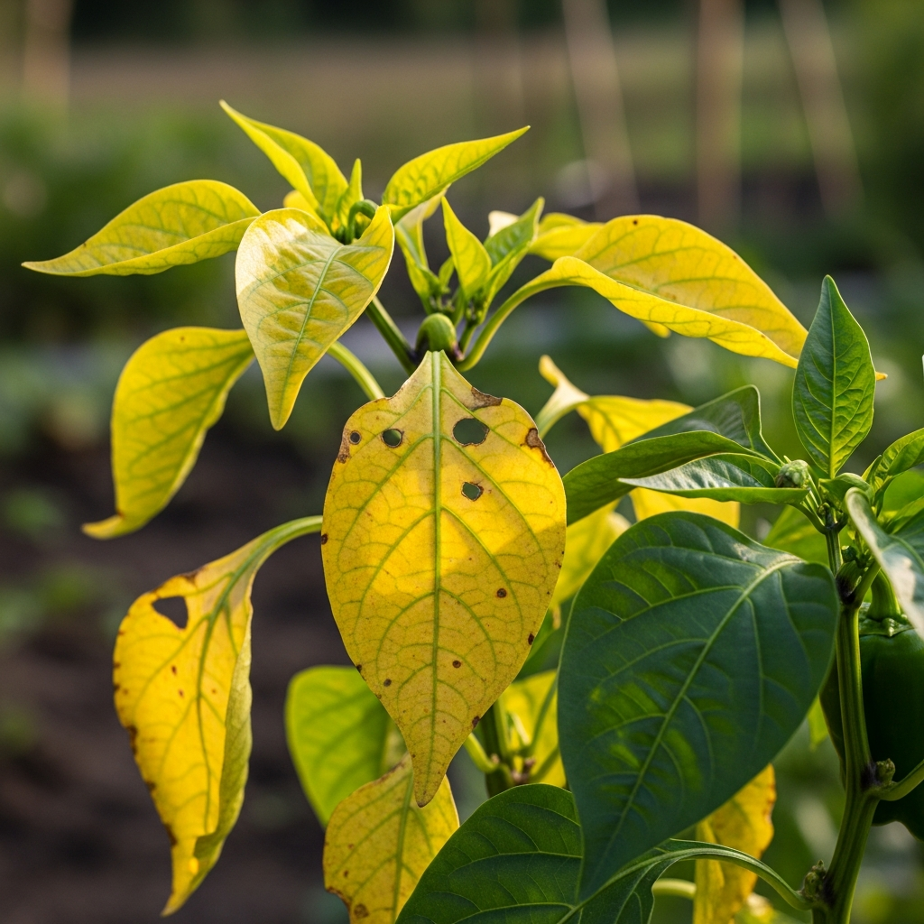 Pepper Leaves Turning Yellow What Is Causing It