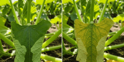 Squash Leaves Curling Down What Is Causing It