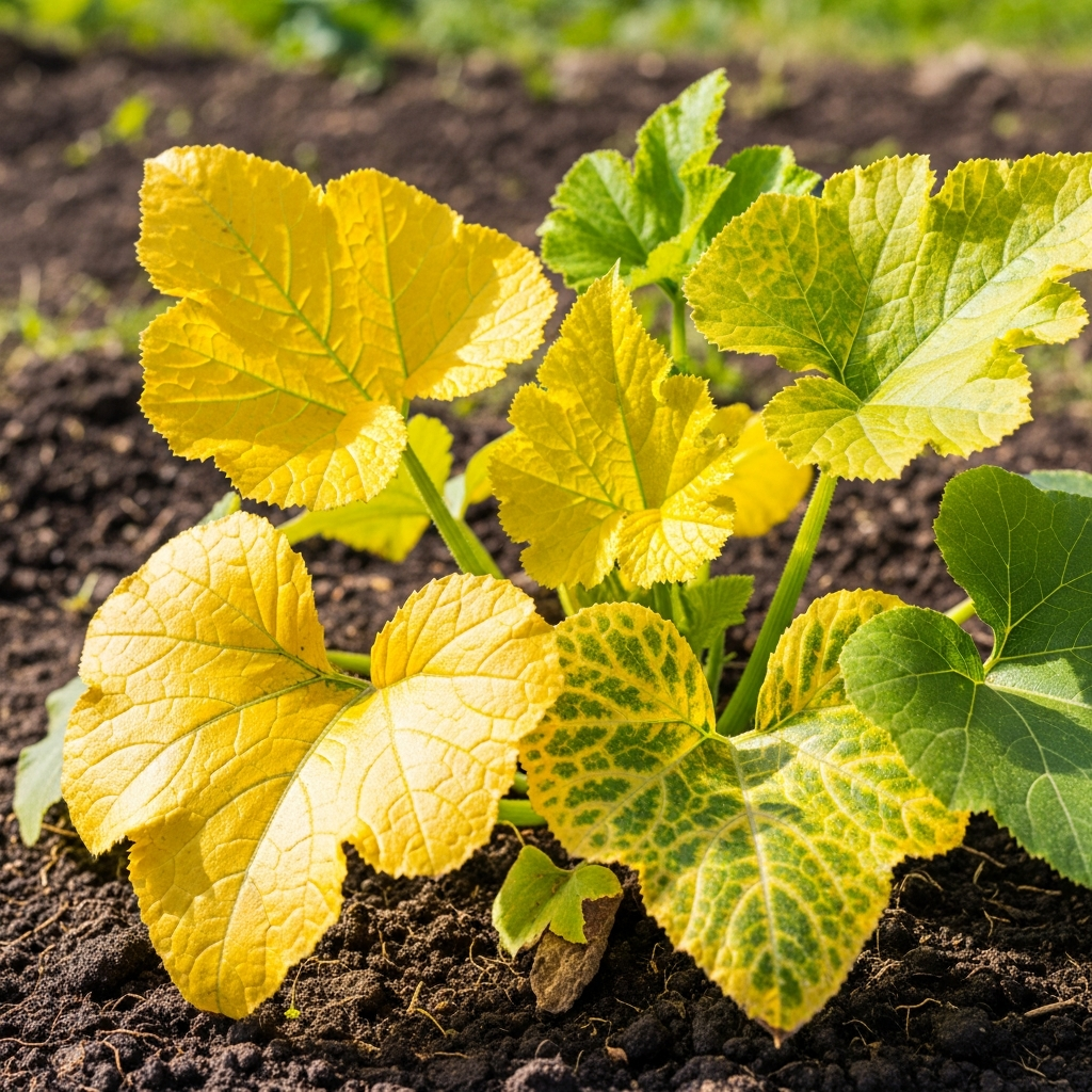 Yellow Squash Leaves Turning Yellow What Caused It