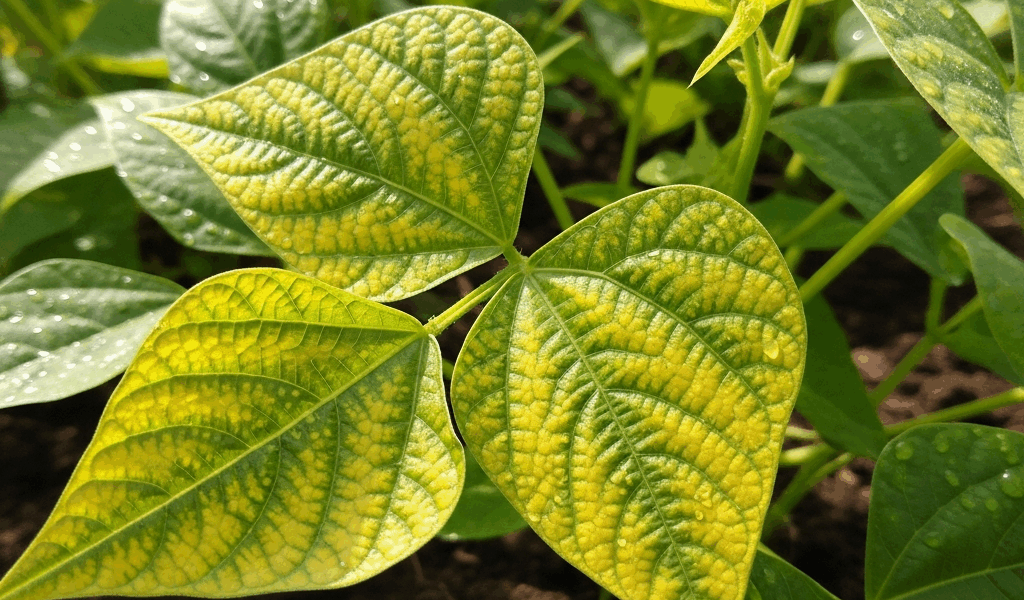 Bean Leaves Turning Yellow What Is Causing It