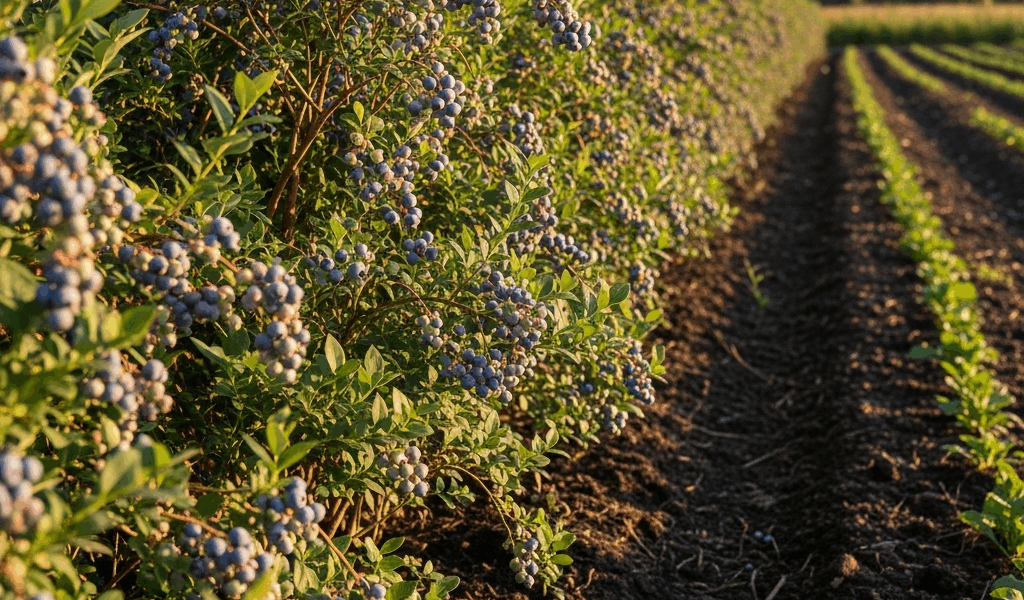 Blueberry Bushes as a Hedge How to Plant a Productive Living Fence