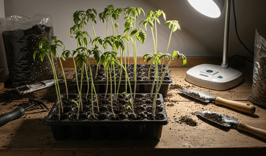 Leggy Tomato Seedlings How to Fix Them and Prevent It Next Time