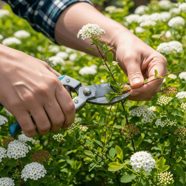 Professional photograph related to: How to Prune Spirea — Timing and Technique for Maximum Blooms. H