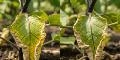 Eggplant Leaves Curling Up What Is Causing It